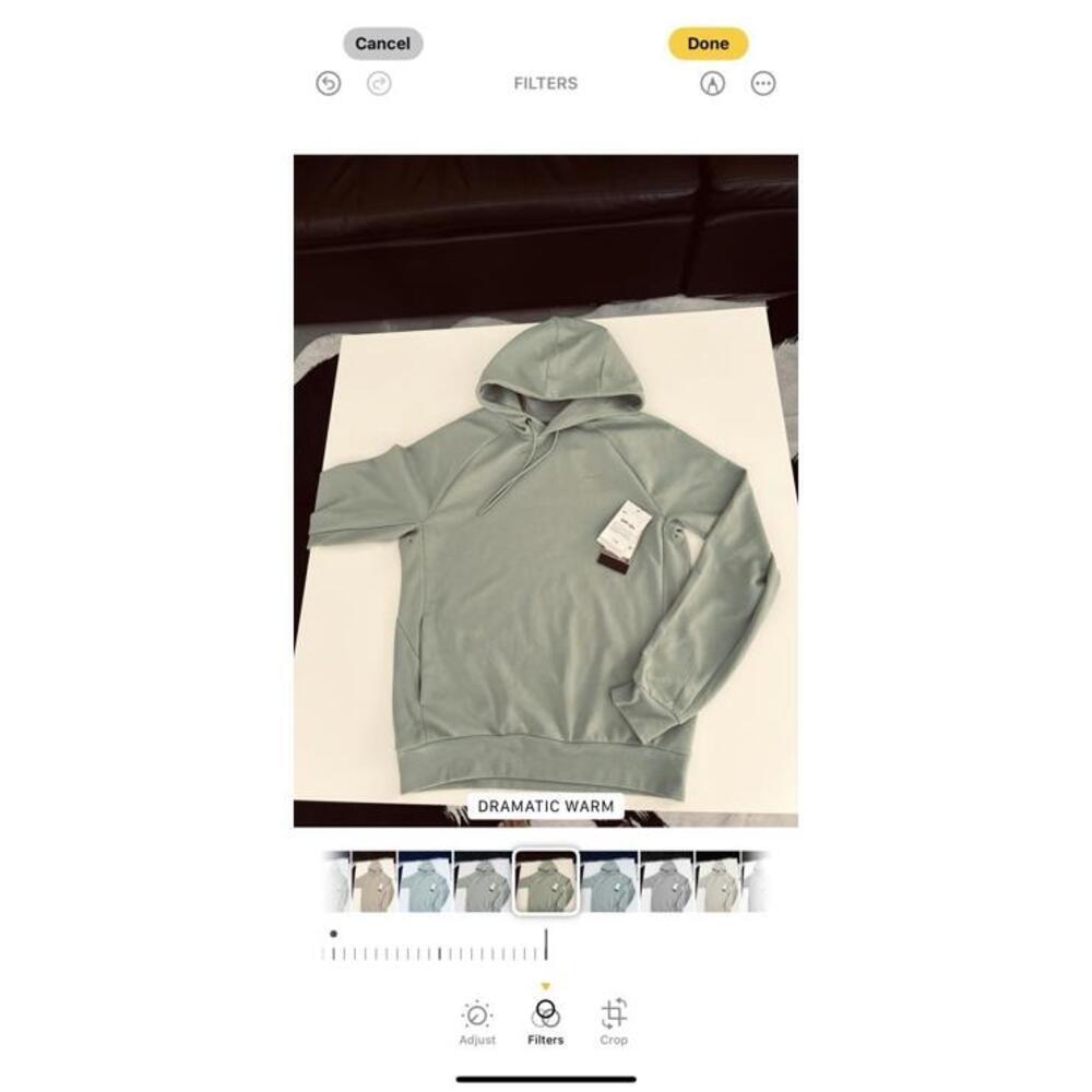 $160 Nike Primary Hoodie & Pants UV Versatile Premium Knit Jade FZ0969 370 Small - Picture 7 of 9